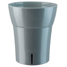Кашпо двойное Дали-Дея 2л, цвет Дымчатый Серый-Серый Santino