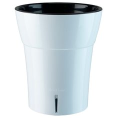 Кашпо двойное Дали-Дея 2л, цвет Белый-Черный Santino