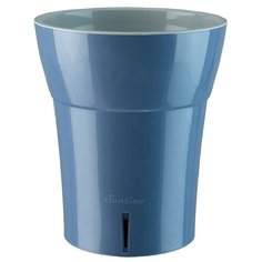 Кашпо двойное Дали-Дея 2л, цвет Дымчатый Синий-Серый Santino