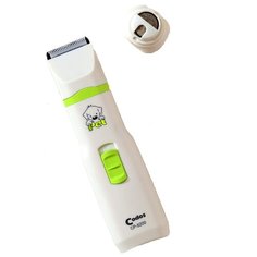 Триммер-гриндер для стрижки животных Codos СР-5200, белый\салатовый