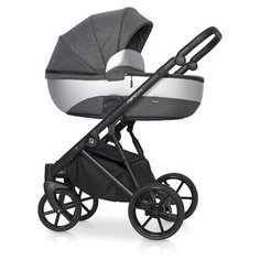 Универсальная коляска Riko Nano Pro (3 в 1), 02 темно-серый