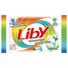 Хозяйственное мыло Liby отбеливающее, с кокосовым маслом 0.246 кг