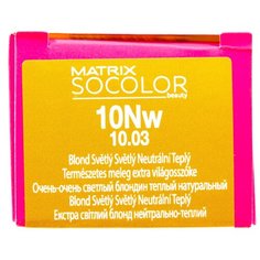 Matrix Socolor Beauty стойкая крем-краска для волос, 10NW очень-очень светлый блондин теплый натуральный, 90 мл