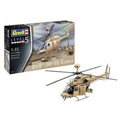 Revell Сборная модель Американский лёгкий вертолёт OH-58 Kiowa, 1:35