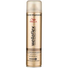 Wella Лак для волос Wellaflex Классический суперсильной фиксации, экстрасильная фиксация, 400 мл