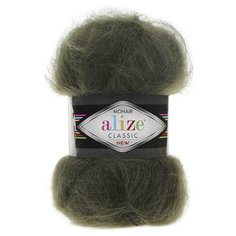 Пряжа Alize Mohair Classic (29 хаки) 5 шт.