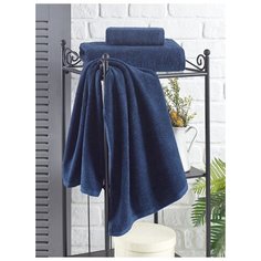 Полотенце махровое "Karna. Efor", 50х100 см, цвет синий