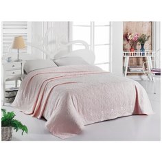 Простынь махровая "KARNA" ESRA 200x220 см - Абрикосовый