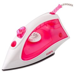 Утюг Leben 249-006 розовый/белый