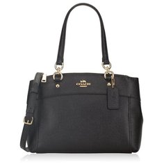 Женская кожаная сумка Coach Crossgrain Mini Brooke