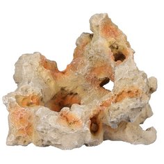 Декорация для аквариума AQUA DELLA "Камень Rock", бежево-оранжевый, 24x21.5x21.5см (Бельгия)