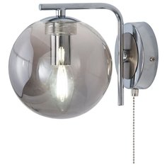 Люстра потолочная Citilux CL102310 Томми Хром+Дымч. Св-к Бра