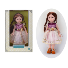 Кукла в бальном платье EstaBella 22*34*8,5 см. София в сиреневом в подарочной коробке