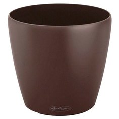 Внешний горшок без системы автополива для настольного кашпо LECHUZA Классико 21, кофе, Д21,5 В20,5 см