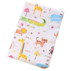 Простыня на резинке Спаленка "Солнышко" бязь 60*120*10 джунгли