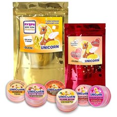 Набор детской декоративной косметики для девочек PINK LOVE UNICORN BOX 3 ГЛЭМ
