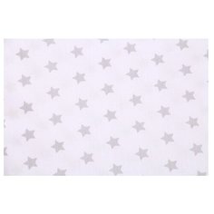 Простыня на резинке Спаленка "Солнышко" бязь 60*120*10, серые звёзды
