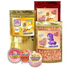 ГЛЭМ / Набор детской декоративной косметики для девочек LOVE UNICORN ЗОЛОТАЯ СЕРИЯ