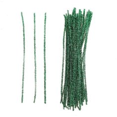 Проволока с ворсом для поделок "Блеск", набор 50 шт, размер 1 шт 30*0,6 см цвет зеленый 4449527 Сима ленд