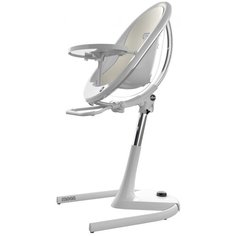 Стульчик для кормления Mima Moon 2G, white/snow white