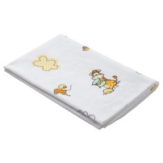 Многоразовые пеленки Крошка Я фланель 120х75 Веселые жирафы 1 шт.