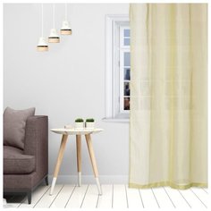 Тюль Этель 290*300 см, оливковый, вуаль, 100% полиэстер