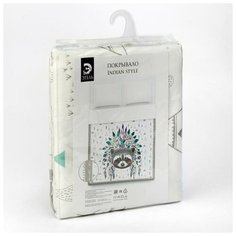 Покрывало Этель Indian style 200x215 см, белый