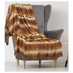 Плед Этель Сафари 150 х 200 см (1652612), коричневый