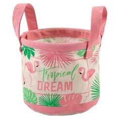Этель Корзина Tropical dream 14 х 12 см розовый