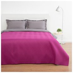 Покрывало Этель евро, макси, Лаванда, 240*210+/-5 см, микрофайбер, 60 г/м2