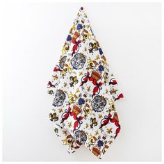 Простыня банная Этель "Настоящий мужчина" 150х180 см, вафля 200г/м2, 100% хл 5928243