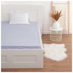 Простыня на резинке "Этель", 140*200+20 см, серый 5276088