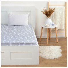 Простыня "Этель" Cute rabbit 150х214 см, 100% хлопок, бязь 7011951