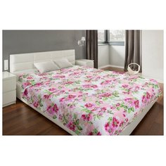 Пододеяльник 1,5 сп Экономь и Я 147*210±3 "Цветы" цв.розовый,120 гр/м2,100%хлопок,бязь 4494405