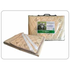 Покрывало на резинке (наматрасник) Адамас Овечья шерсть 160х200см, поликоттон, пакет 845233