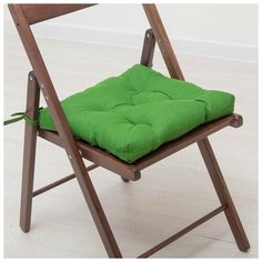Набор подушек для стула 35х35 см 2шт, цв темно-зеленый, бязь, холлофайбер 3571609 Адель