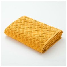 Полотенце махровое LoveLife "Zig-Zag" 70*130 см, цв. горчичный,100% хл, 360 гр/м2 5032637