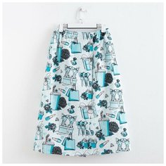 Полотенце банное Этель "Mint mood" парео 80х144см, вафля 200г/м2, 100% хл 5928239