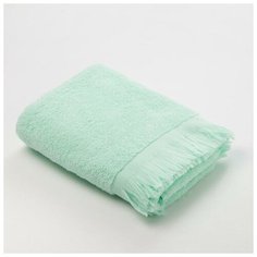 Полотенце махровое Love Life "Fringe" 50*90 мятный, 100% хлопок, 360 г/м2 4699546