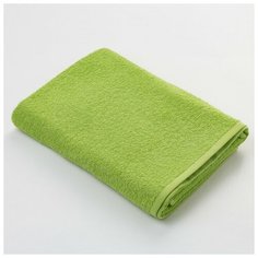 Полотенце махровое Экономь и Я 30х60 см, цв. ярко-зеленый, 100% хлопок 4767535