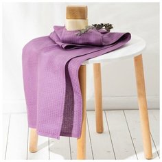 Полотенце вафельное банное Экономь и Я 80х150 см, цв. лаванда, 200 гр/м2, 100% хл 5008086