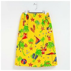 Полотенце банное Парео №323 вид 4 75х150см вафля 160г/м хл100% 5271858 Monro