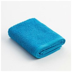 Полотенце махровое Экономь и Я 30х60 см, цв. голубой, 100% хлопок 1782099