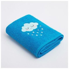 Полотенце Экономь и Я "Облачко мальчик" 50*90 см, цв.голубой, 100% хлопок, 360 гр/м2 6342317