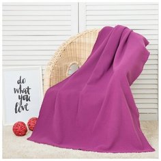 Плед "Экономь и Я" Фиалка 75*100 см, пл.160 г/м2, 100% п/э 4102907