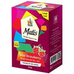 Чай черный Matis Wild strawberry O.P., 100 г