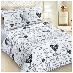 КПБ 1,5сп Традиция Мантра 147х217, 150х220, 70х70 2шт, поплин, 110г/м хл100% La Pastel