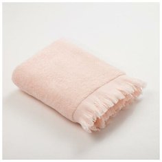 Полотенце махровое Love Life "Fringe" 50*90 персиковый, 100% хлопок, 360 г/м2 4699542