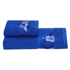 Полотенце махровое 30х60 +/- 2 см, синий, хлопок 100%, 360 г/м2 Текстиль центр