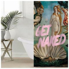 Штора для ванной Этель "Get naked" 145 х 180 см, полиэстер 5494681